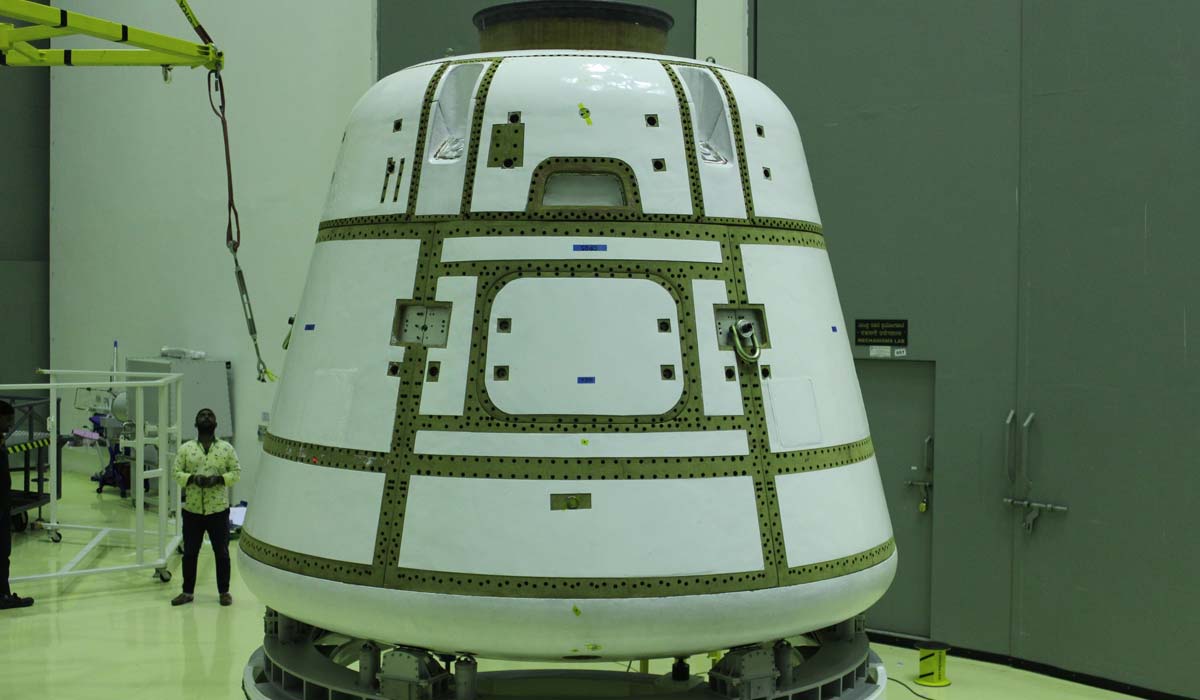 первый модуль экипажа для испытательного полета Gaganyaan