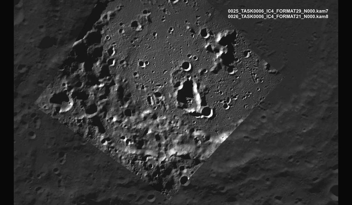 РАН сообщило, что снимки с аппарата «Луна-25» свидетельствуют о крайне малых запасах воды в кратере Зееман.