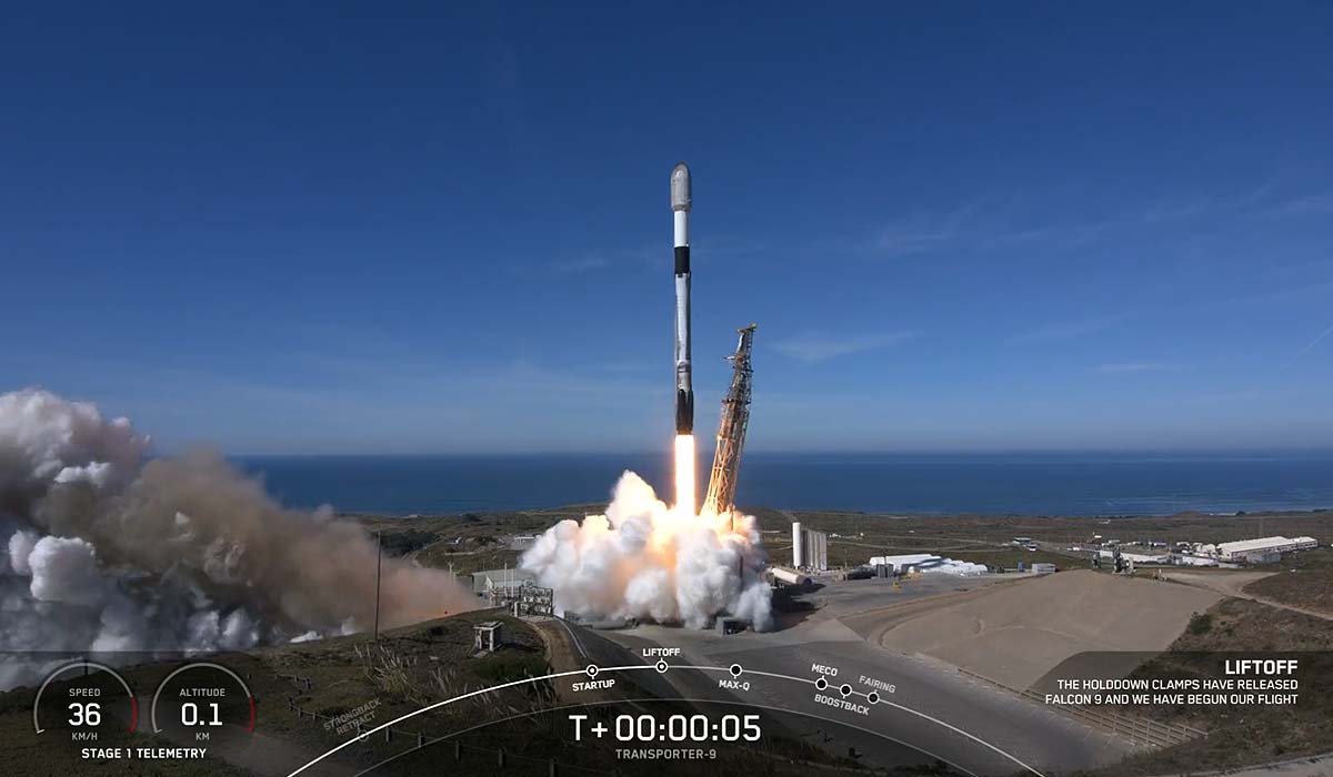 Falcon 9 Block 5 → Transporter 9