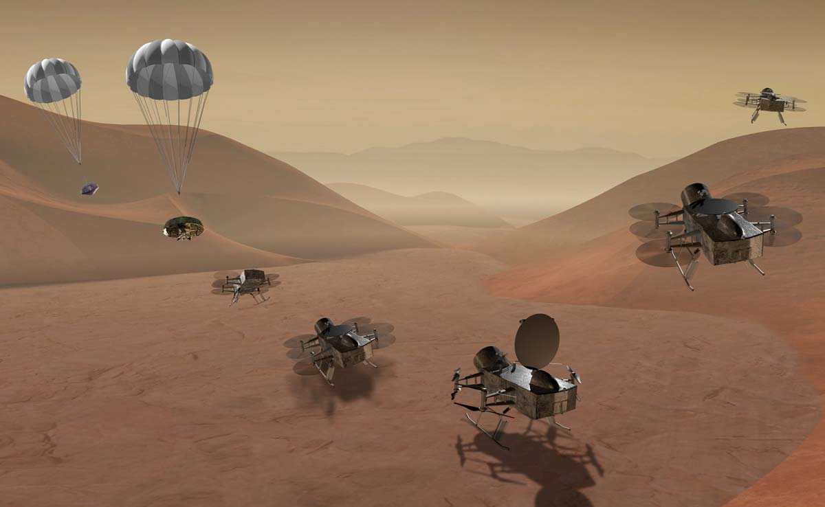 NASA выбрала SpaceX для запуска миссии Dragonfly к спутнику Сатурна Титану