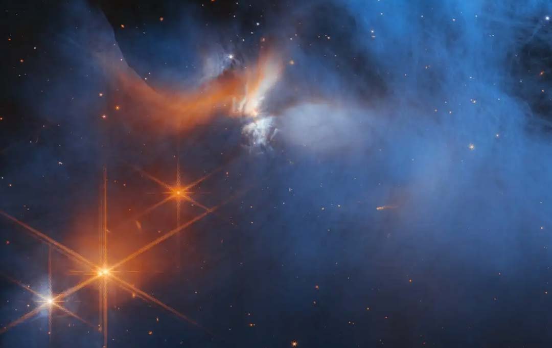 JWST побачив будівельні блоки життя в темній холодній хмарі в космосі