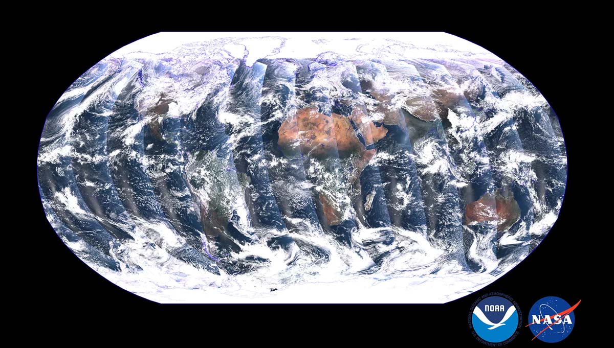 Опубліковано перше зображення з приладу (JPSS-2) NOAA-21 VIIRS