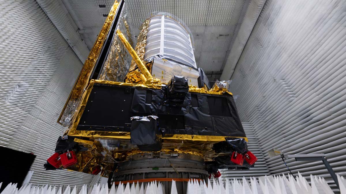 Испытания зонда ЕКА Euclid на электромагнитную совместимость прошли успешно