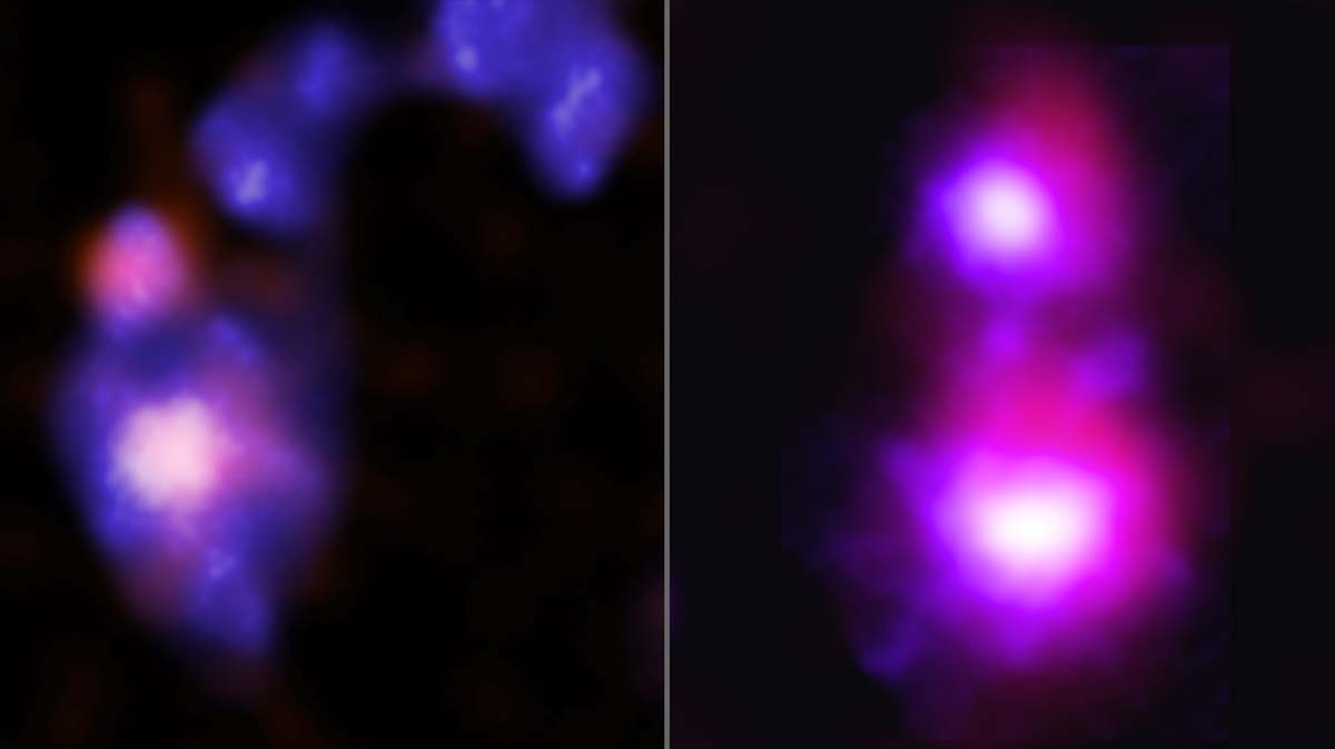 Обсерватория NASA «Чандра» обнаружила гигантские черные дыры, которые вот-вот столкнутся