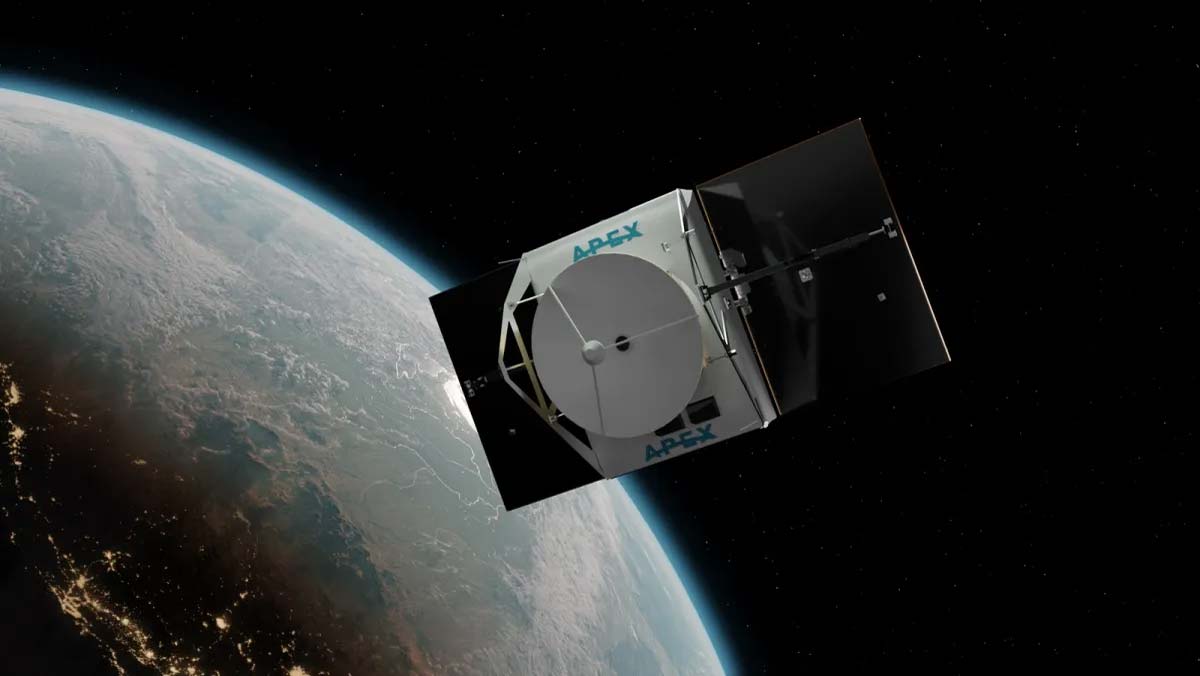 Космический аппарат Aries компании Apex впервые совершит полет в рамках миссии SpaceX Transporter-10