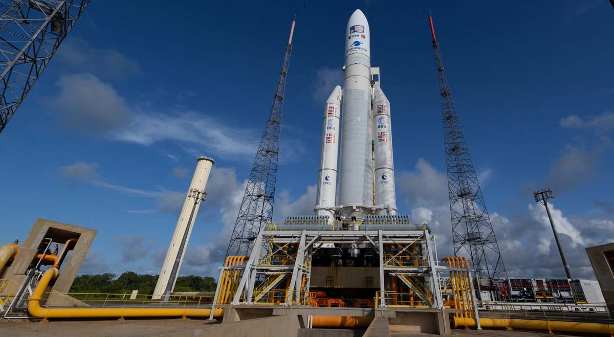 Ariane 5 готова к запуску миссии ESA JUICE на Юпитер