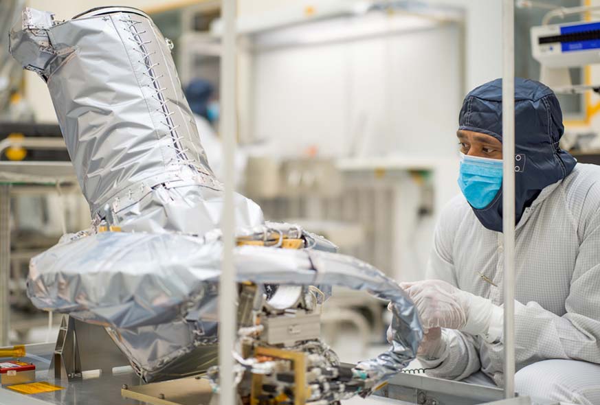 Узкоугольная камера NAC для космического корабля Europa Clipper