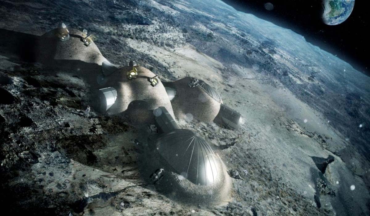 Китай планує роздрукувати місячну базу на 3D-принтері