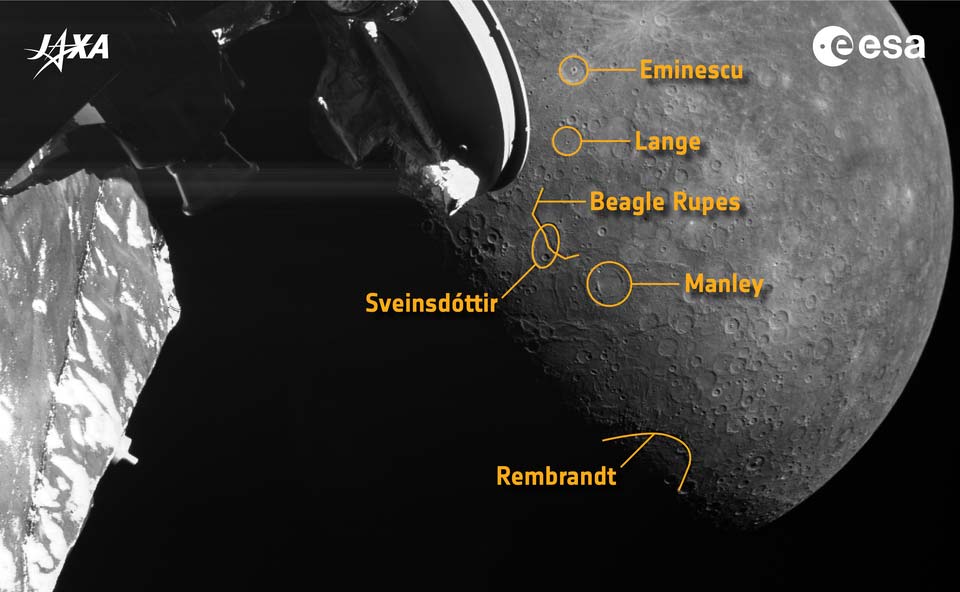 Bepicolombo Mercury 19 june 2023