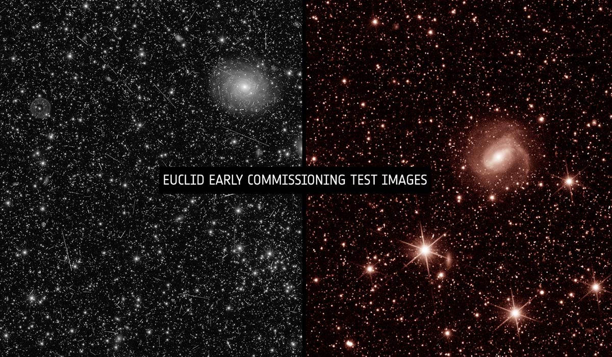 Евклид прислал тестовые изображения, обещающие предстоящие открытия