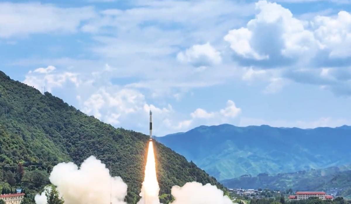 Запуск китайской коммерческой ракеты Kuaizhou-1A — 14 августа 2023 года