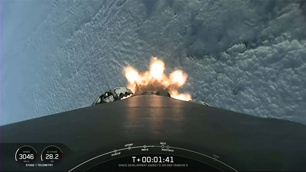 Зліт ракети Falcon 9 Block 5