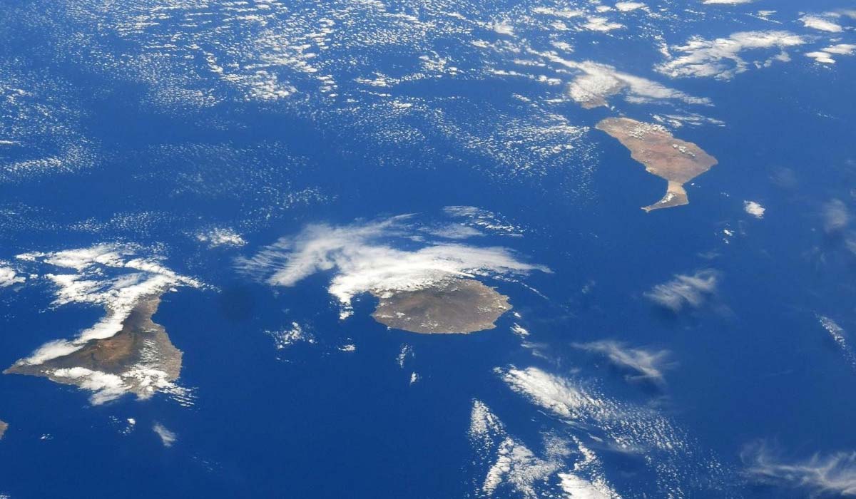 Как выглядят Канарские острова из космоса