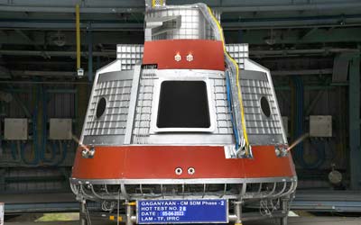 Индия успешно завершила испытание демонстрационной модели системы для силовой установки модуля экипажа для Gaganyaan