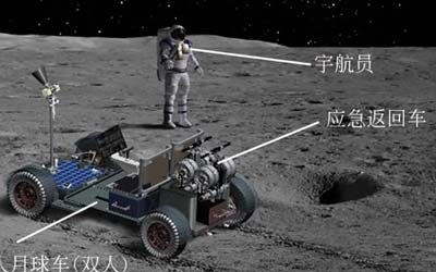 Маленький складной багги пригодится для будущей лунной базы Китая