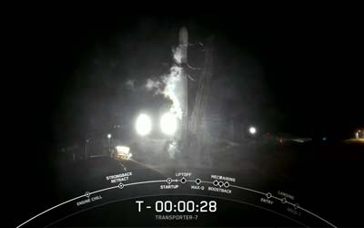 Старт місії SpaceX Transporter-7 зупинено за півхвилини до старту