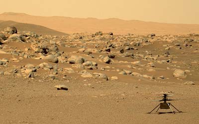 Вертолет NASA Ingenuity Mars завершил 50-й полет