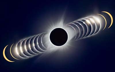 Редкое гибридное солнечное затмение произойдет 20 апреля. Посмотреть его онлайн