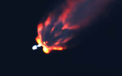 Запуск ракети Falcon 9 Block 5 з супутниками Starlink Group 3-5