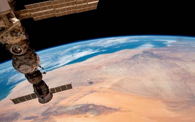 Вид на Землю з МКС