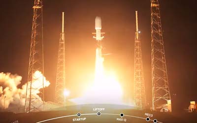 Запуск группы спутников Starlink Group 5-9 на ракете-носителе Falcon 9 Block 5 — 14 мая 2023 года