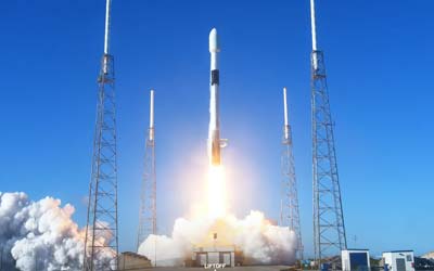 Запуск группы спутников Starlink Group 6-4 с помощью ракеты Falcon 9 Block 5 — 4 июня 2023 года