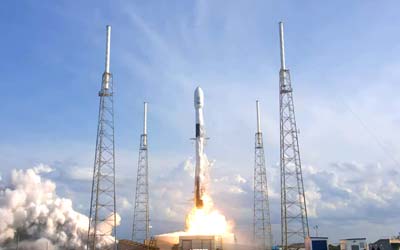 Запуск спутника Satria-1 с помощью ракеты-носителя SpaceX Falcon 9 Block 5 — 19 июня 2023 года 