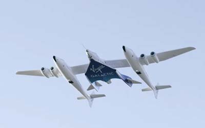 Запуск суборбитального корабля Virgin Galactic SpaceShipTwo с миссией Galactic 01