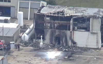 Японская малая ракета-носитель Epsilon S взорвалась во время испытаний двигателя