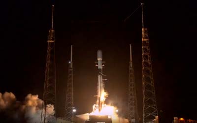 SpaceX Falcon 9 Block 5 Intelsat Galaxy 37 старт