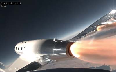 Virgin Galactic запустила суборбитальный корабль SpaceShipTwo с миссией Galactic 02