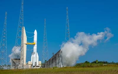 Ariane 6 завершает кратковременное испытание двигателя