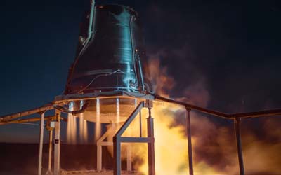 Американська компанія Stoke Space повідомляє про успішне вогневе випробування