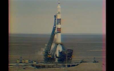 Запуск радянського космічного корабля «Союз-25» до орбітальної станції «Салют» 9 жовтня 1977 року