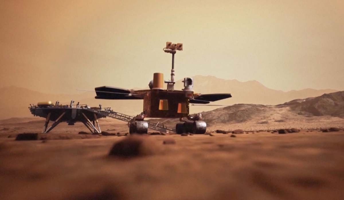 Китайський марсохід виявив: вода на Марсі існувала всього 750 млн років тому