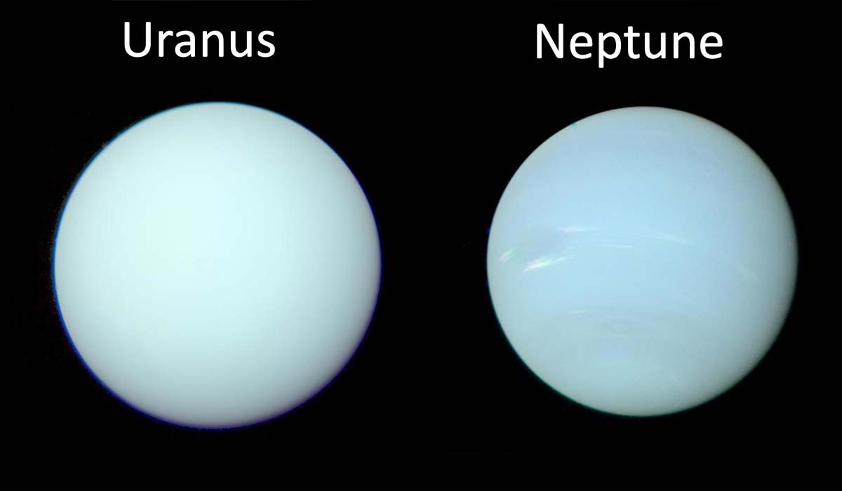 Уран и Нептун на самом деле имеют похожий синий цвет, показывают «настоящие» цветные изображения.