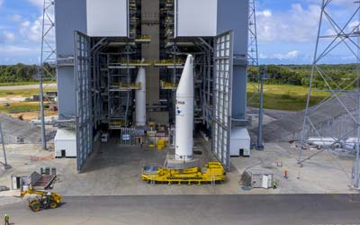 Продолжается строительство здания для хранения ускорителей ракеты Ariane 6