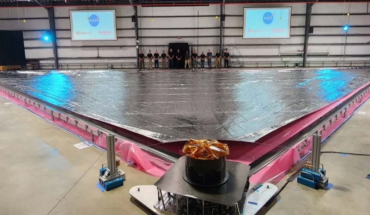 Технологія NASA Solar Sail пройшла вирішальне випробування на розгортання