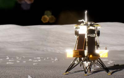 Американский модуль Nova-C «Одиссей» совершил посадку на поверхность Луны