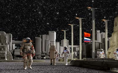 Россия заявляет, что рассматривает возможность размещения атомной электростанции на Луне вместе с Китаем