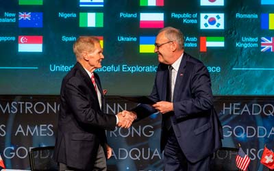 NASA приветствует Швейцарию как нового подписанта «Соглашения Артемиды»