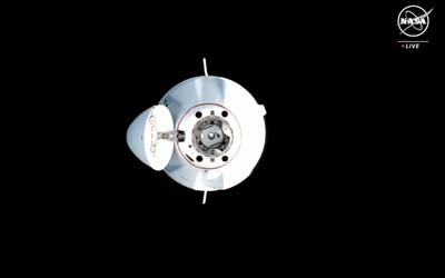 Космический корабль Dragon вернулся на Землю