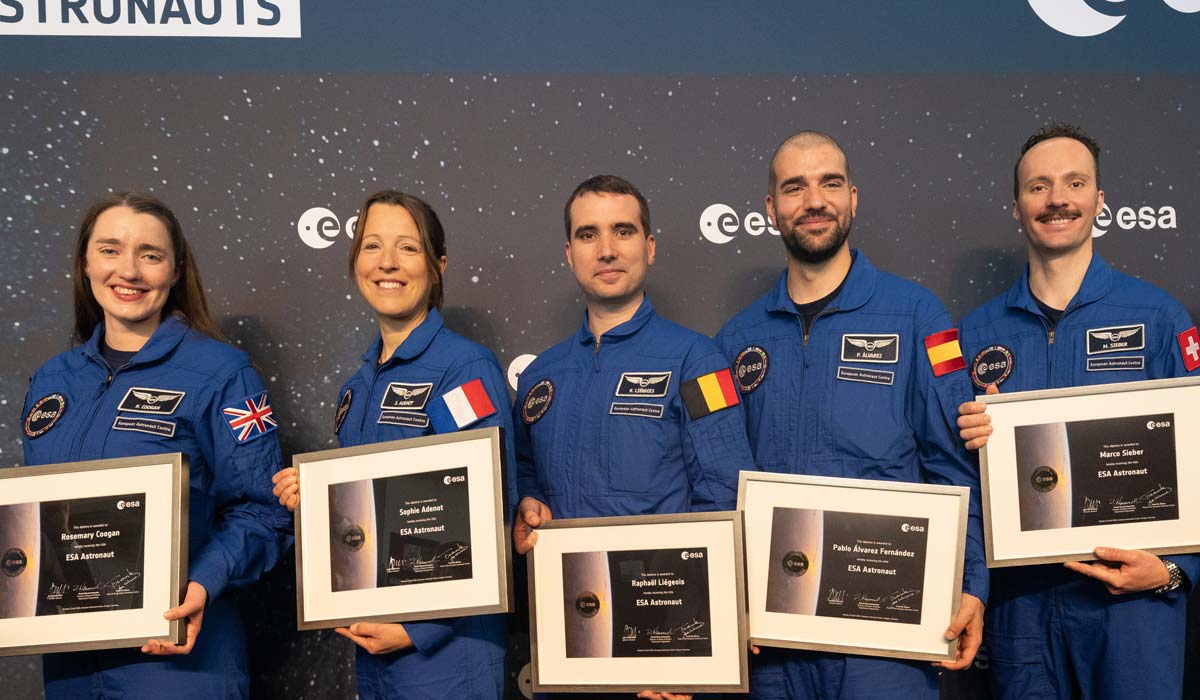 ESA astronaut class of 2022 graduation ceremony
