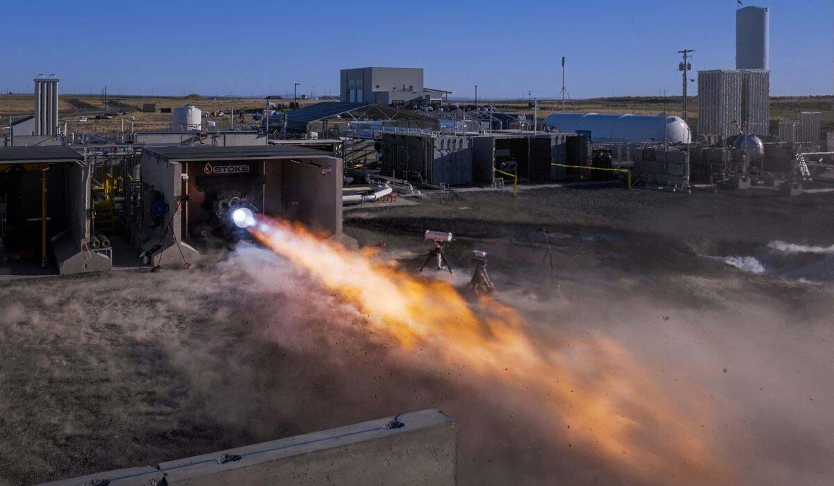 Stoke Space завершила перше успішне випробування двигуна закритого циклу