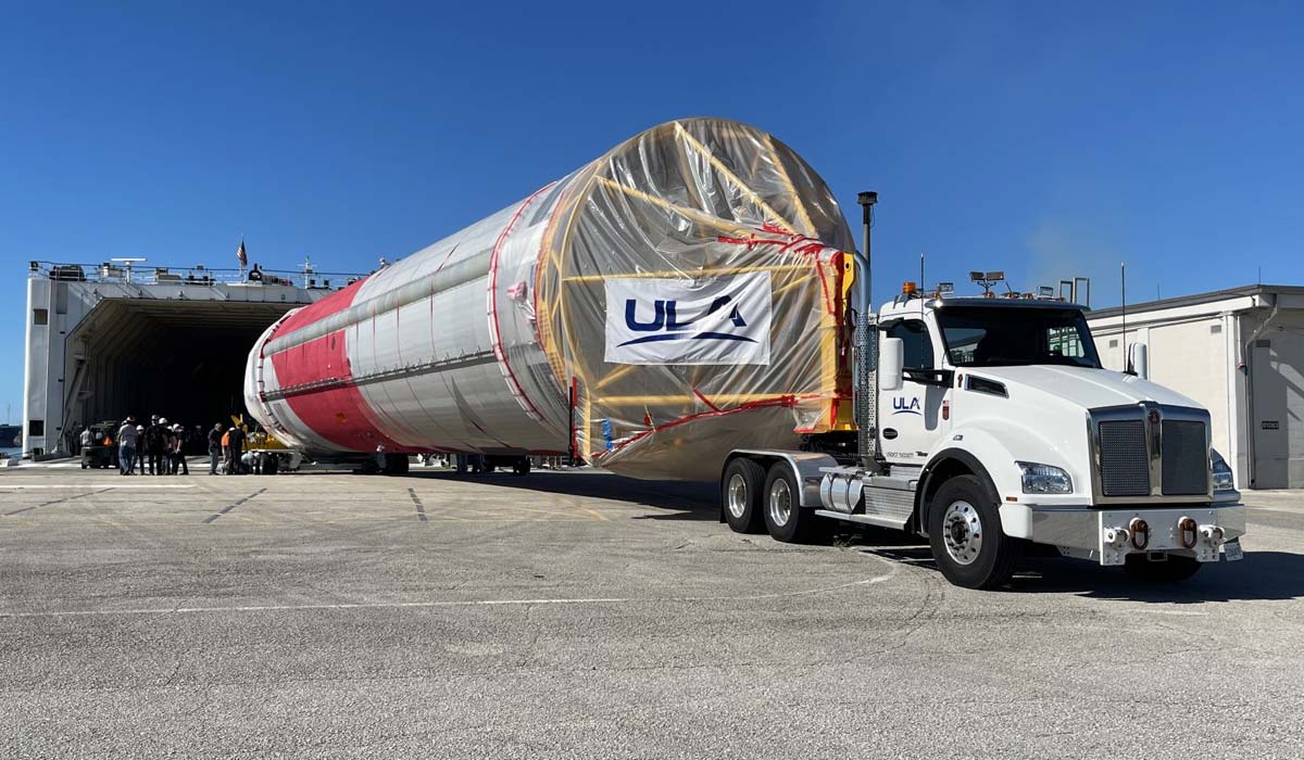 Ракета-носитель Vulcan с верхней ступенью Centaur прибыла во Флориду для подготовки к полету