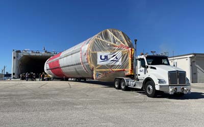 Ракета-носитель Vulcan с верхней ступенью Centaur прибыла во Флориду для подготовки к полету