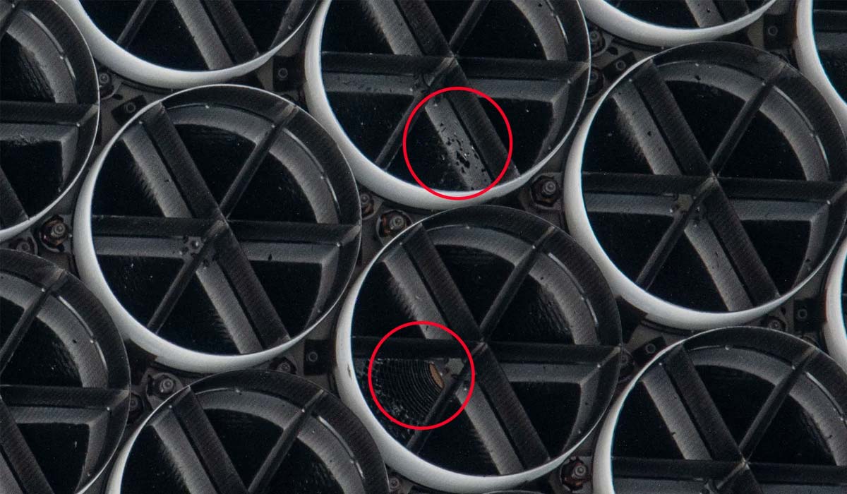 Повреждения на телескопе NASA NICER