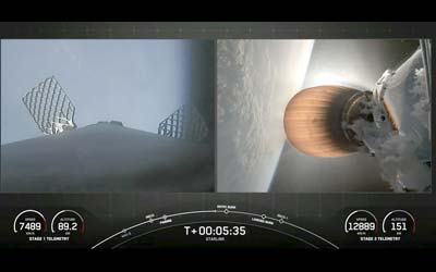 У ракети Falcon 9 відмовив двигун верхнього ступеня