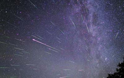 Метеорный поток Персеиды достигнет пика активности в ночь на 12 августа
