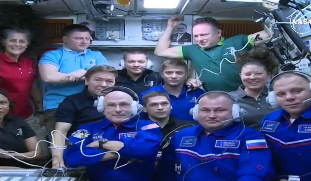 Международный экипаж корабля «Союз МС-26» перешел на МКС